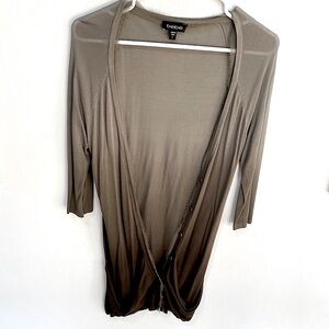 Bebe Ombré Cardigan Sweater